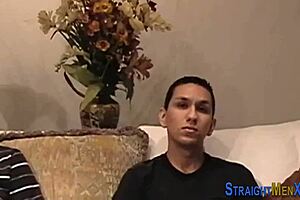 Cutie gay amateur gets stroked ad sucked by the girlfriend