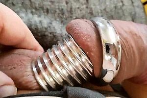 Homo kotilainen's intimate moments with cock pump and rings on February 27, 2025