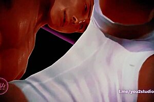 3D animated porn with hot girlfriend action