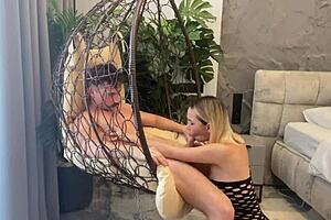 Pretty blonde gets fucked in the kitchen