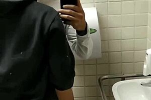 Big black cock fucking amateur ass in bathroom