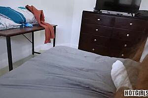 Beautiful girlfriend satisfies me in different sexual positions