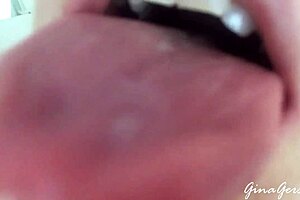 Young and skinny GF has a weird fetish for saliva during sex