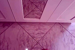 Christmas alone at home, big cock solo session