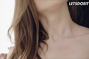 Beautiful Russian Nicole Pearl has kinky passionate sex