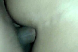 First time anal sex with a homemade video of an amateur MILF