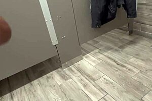 Public wank in Home Depot bathroom