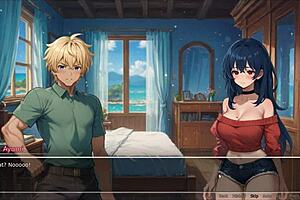 Bluring the walls: Romance hentai game with big tits