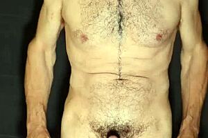 Gay Man Who Exhibits and Jerks Off His Monster Cock