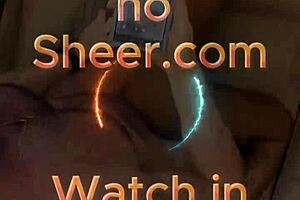 Hot homemade video of black couple having sex on a hotel sofa
