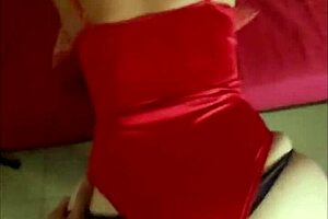 French slut in satin gets her ass spanked and fucked