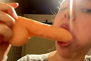 Hardcore outdoor solo session with extreme anal play