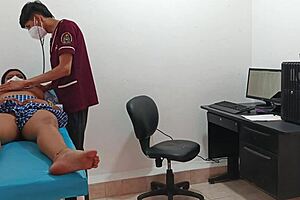 Kinky doctor seduces 18-year-old patient in his home