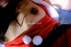 Santa's stepsister gets a hot Christmas gift in the ass