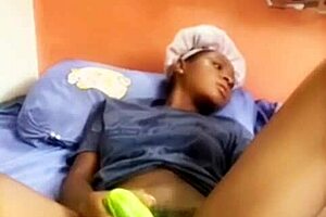 Beautiful girl Ochanya Jonah in solo action at home
