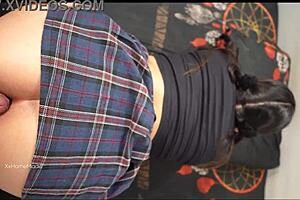 Petite latina teen gets her tight ass fucked hard