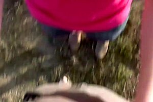 Skinny amateur gets a rough outdoor fucking and orgasm
