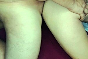 Stepdaughter Maria's first time in action in homemade video