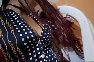 My coworker's girlfriend fulfills a fetish by touching herself at work