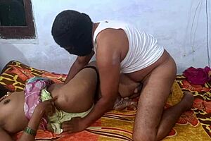 Indian housewife and husband in hot homemade porn action