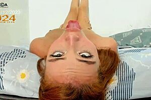 The messiest and most sloppiest blowjob with facial