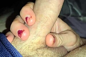 Married woman gives blow job, gets ass fucked and smears with cum