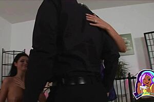 Daria Glower fucks Christina Jolie with her boyfriend