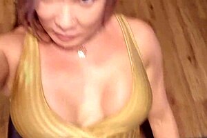 Deepthroat and hardcore sex with a blonde in a home environment