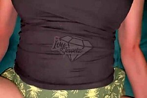 Petite teen Ivy Jewelz gets fucked on a sofa