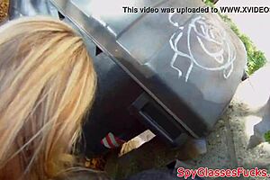 Cum in mouth finish for my amateur girlfriend in hidden cam video