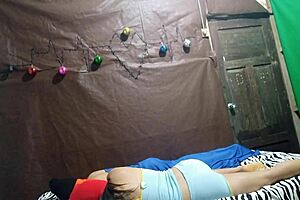 Beautiful Colombian couple experiences taboo paranormal love making