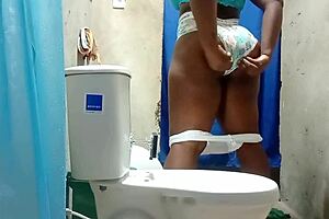 My maid's ass caught on cam in my room