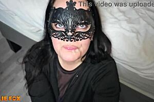 Beautiful girlfriend Millie Fox swallows a lot of cum in this homemade video