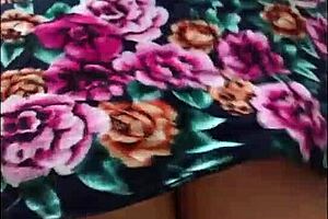 Fat girlfriend gives mature street skirt a present and she likes it