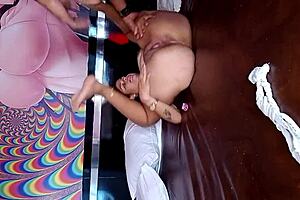 Big ass Latina housewife gets creampied in rough sex