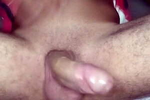 Young Japanese man with big dick gives a sensual massage to his girlfriend at home
