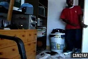 Free ebony teen porn video featuring a young and horny black teen