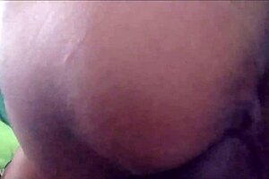 The full-size woman is sitting on the hard penis of Madura