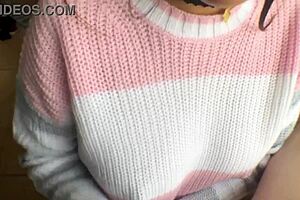 Sexy college girl delivers stunning blowjob skills