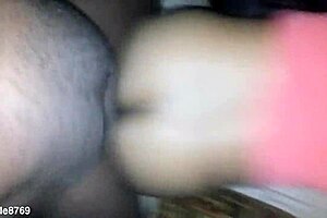 Bound couple enjoys nice doggystyle on sofa