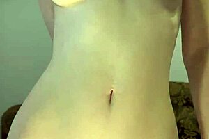 Petite teen girl plays with herself and dances in front of the camera - maiskii
