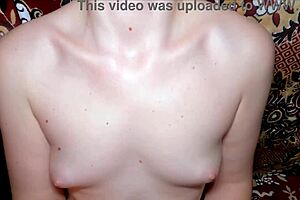 A breast massage finished with a cumshot on tits