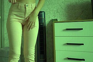Peeing in jeans when you desperately need to piss