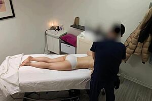 I seduced shy Japanese girl for special massage