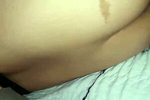 My stepsister wakes up, experiences first proper anal