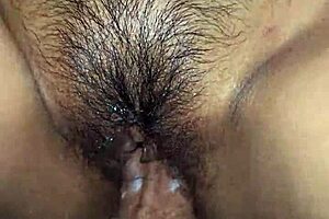 Latina girl has a creamy pussy
