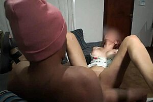 My step mom wants to ride my cock on the sofa, damn it!