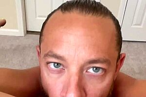 Female friend Brad Newman licks her new guy's cock in stunning 4K