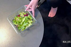 Julia's first anal rimming experience in real life porno 70