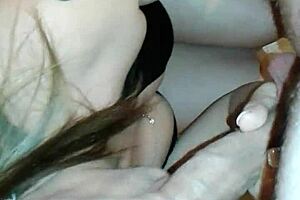 Mand's first time in an amateur video, and it's all about her trying a new experience